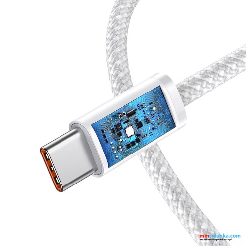 Baseus Dynamic Series 2m Fast Charging Data Cable Type-C to Type-C 100W White (6M)